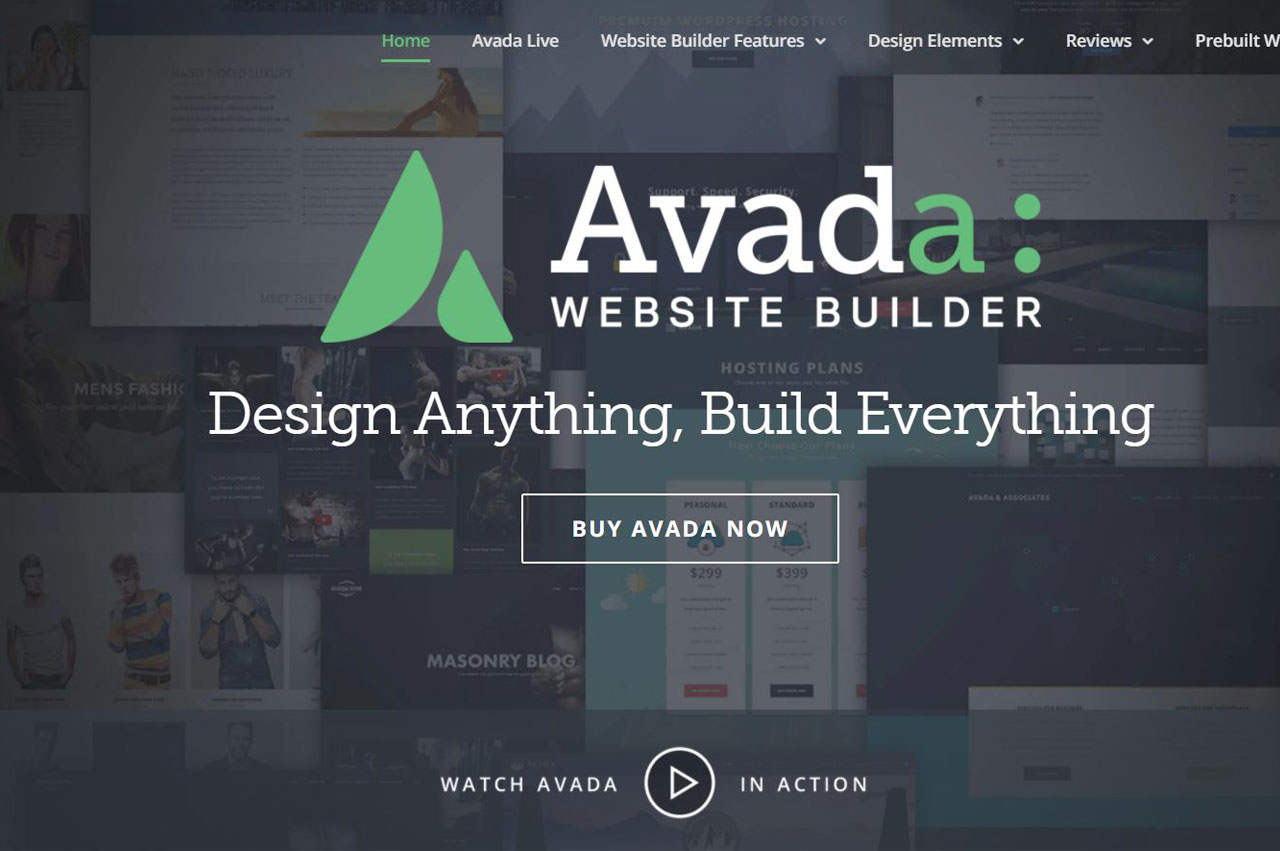 Avada theme wordpress